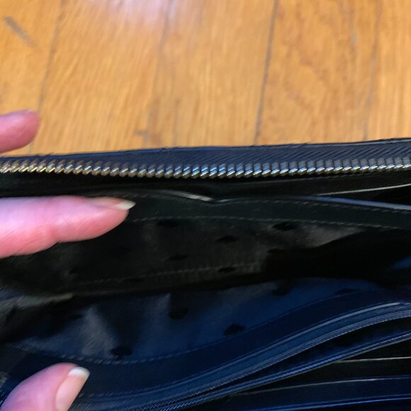 Kate Spade Natalia Quilted Leather Large Wallet | Black - Picture 5 of 8